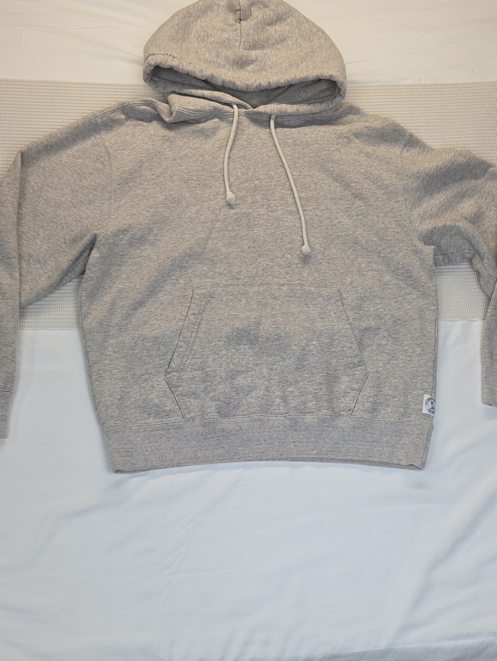 Ovo Men's Grey Pullover Hoodie Large